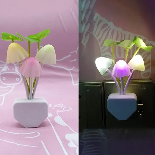 Mushroom LED Night Light – 7 Color Changing Sensor Lamp for Bedroom, Baby Room & Gifts | Continum