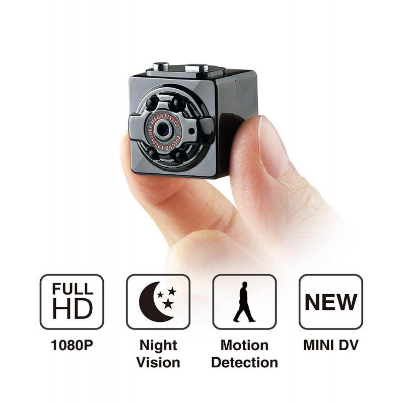 SQ8 Mini Hidden Camera 1080P – Night Vision, Motion Detection, Portable Security DV | Continum