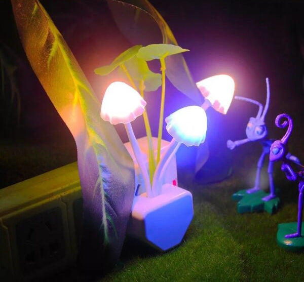 Mushroom LED Night Light – 7 Color Changing Sensor Lamp for Bedroom, Baby Room & Gifts | Continum