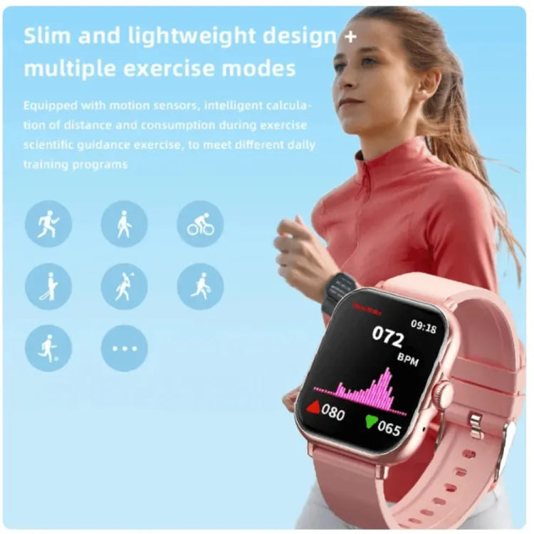 A58 Plus 6-in-1 Smartwatch for Women – Heart Rate, Sleep Monitor, Smart Notifications | Continum