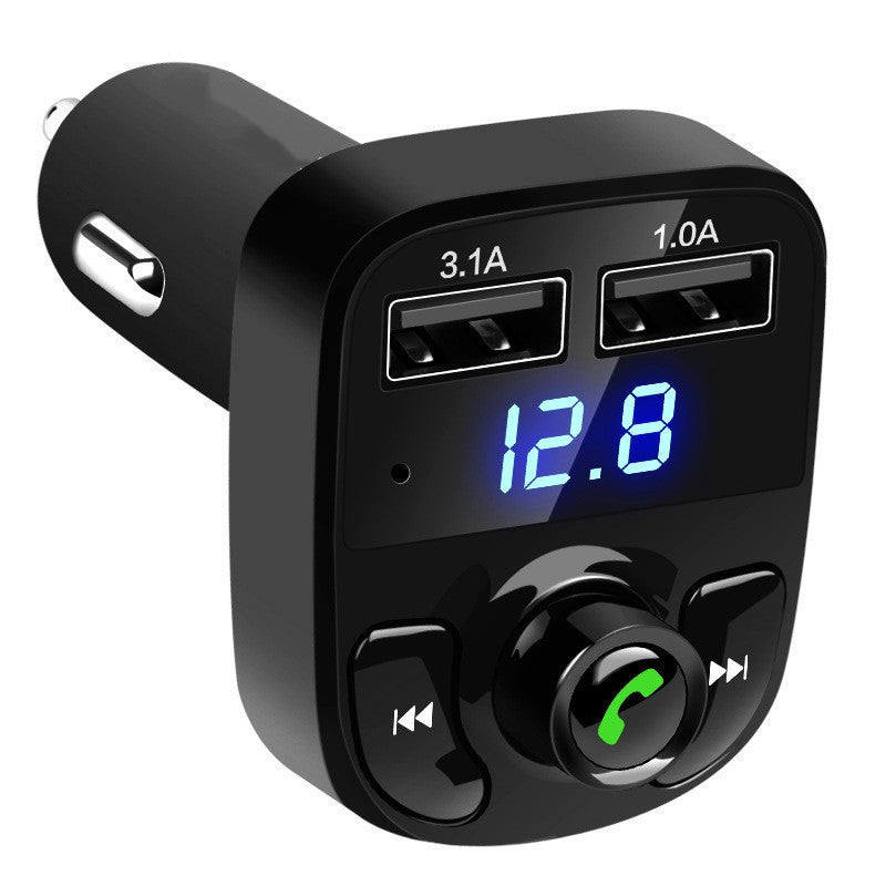 X8 Car FM Transmitter & MP3 Player – Bluetooth 5.0, Dual USB 3.1A, Noise Canceling | Continum