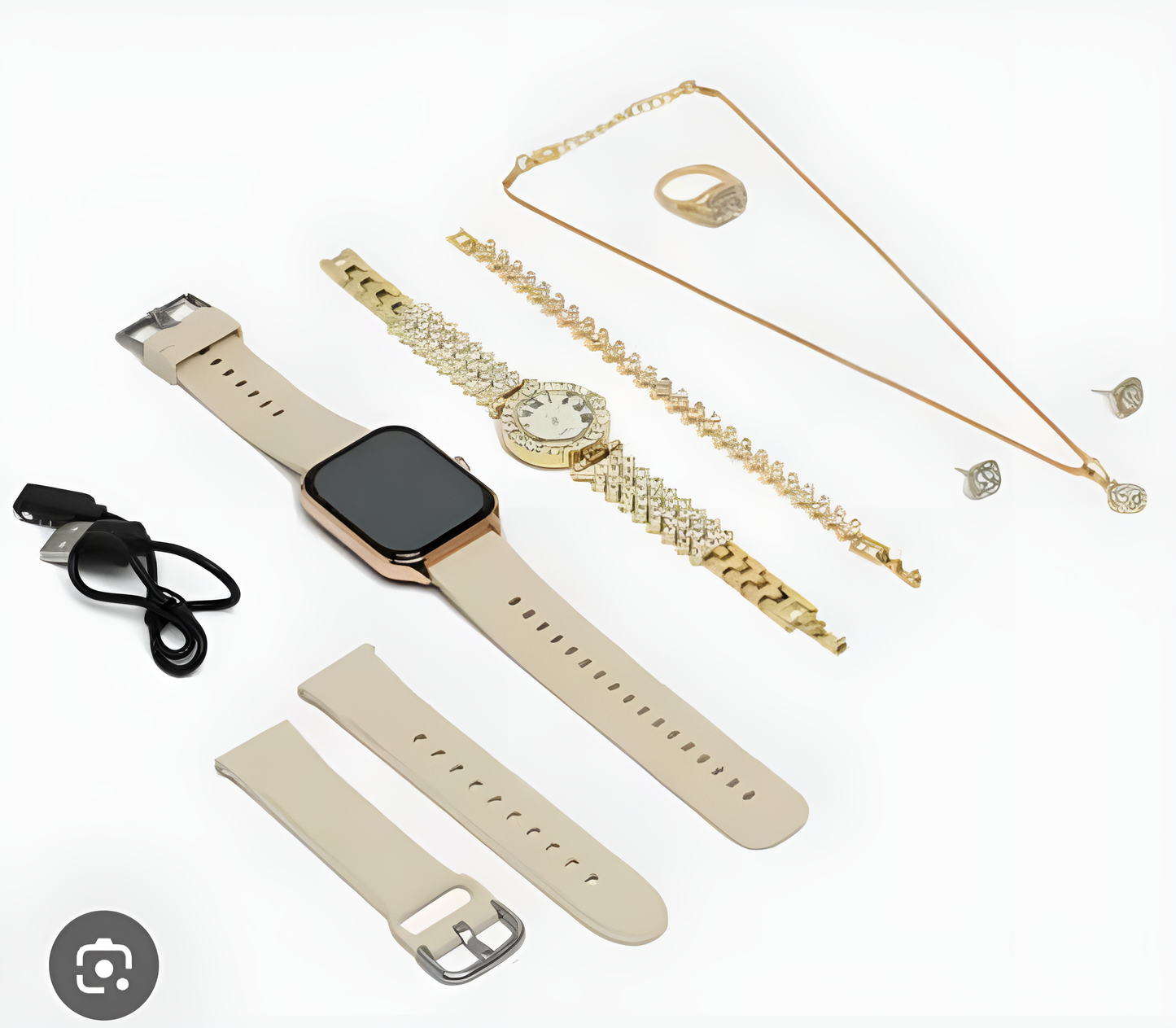 A58 Plus 6-in-1 Smartwatch for Women – Heart Rate, Sleep Monitor, Smart Notifications | Continum