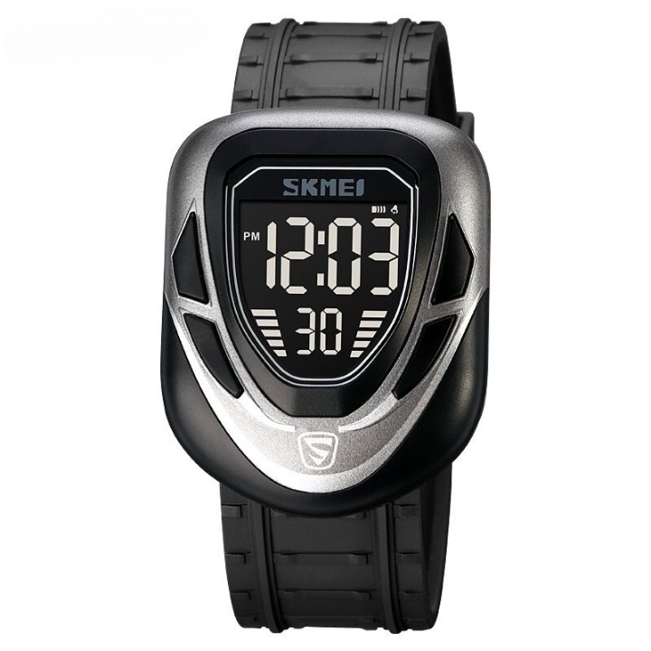 SKMEI 1833 Digital Sports Watch – LED Display, Waterproof, Stopwatch & Alarm | Continum