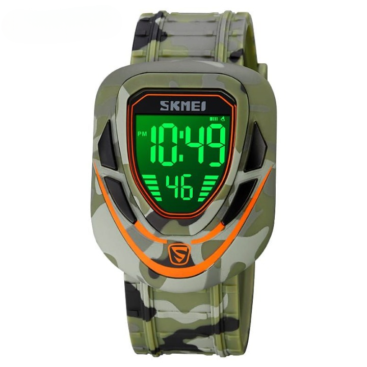 SKMEI 1833 Digital Sports Watch – LED Display, Waterproof, Stopwatch & Alarm | Continum