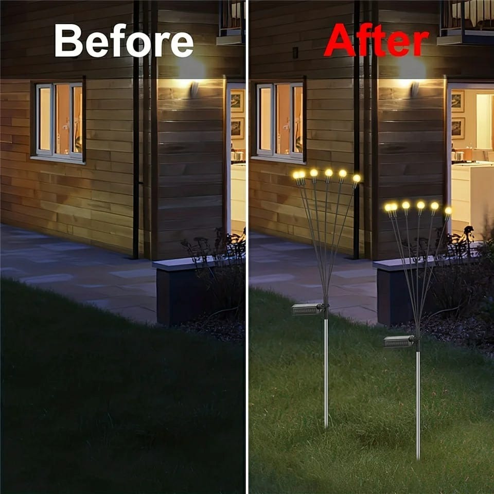 Solar Firefly Garden Lights – Waterproof Warm Decorative Outdoor Lighting | Continum
