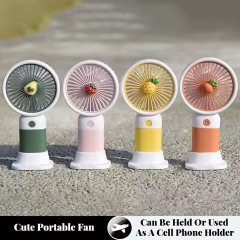 Rechargeable Mini Handy Fan – Cute Portable USB Cooling Fan for Kids & Travel | Continum