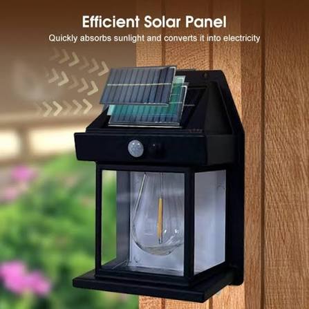 Solar Sensor Light – Outdoor Wall, Garden & Camping Bulb