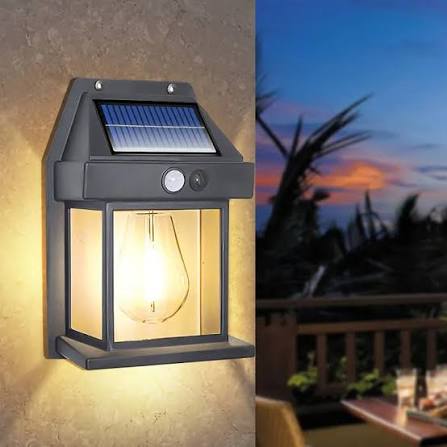 Solar Sensor Light – Outdoor Wall, Garden & Camping Bulb