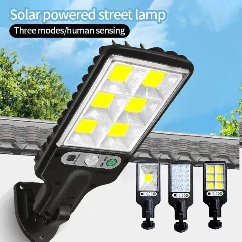 6 LED Solar Street Lamp – 3 Modes, Human Sensing, Super Bright Outdoor Light | Continum