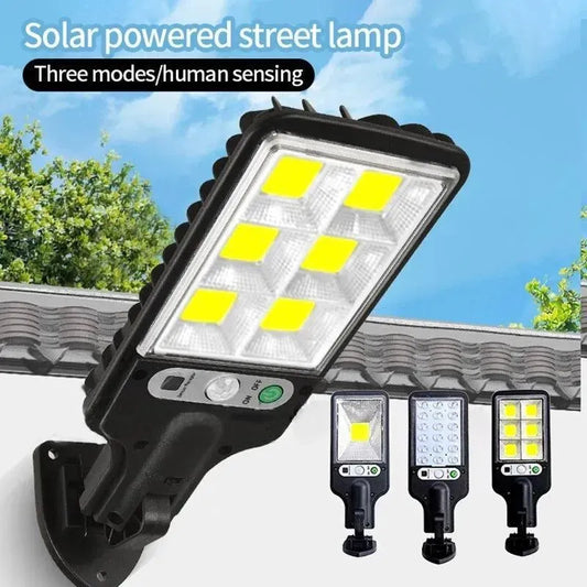 6 LED Solar Street Lamp – 3 Modes, Human Sensing, Super Bright Outdoor Light | Continum