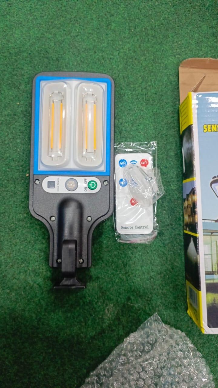 EL-2713 40W Solar Street Lamp – Remote Control, Motion Sensor, Warm Light | Continum