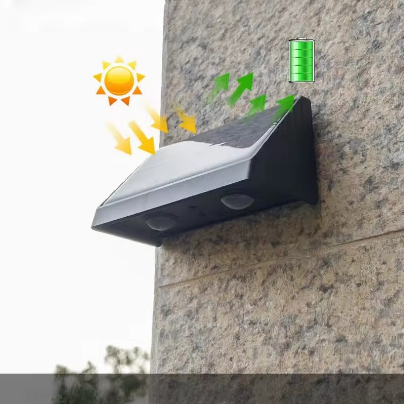 3W Solar Down Wall Light (IP65 Waterproof, Zero Wiring,Auto Sensor)