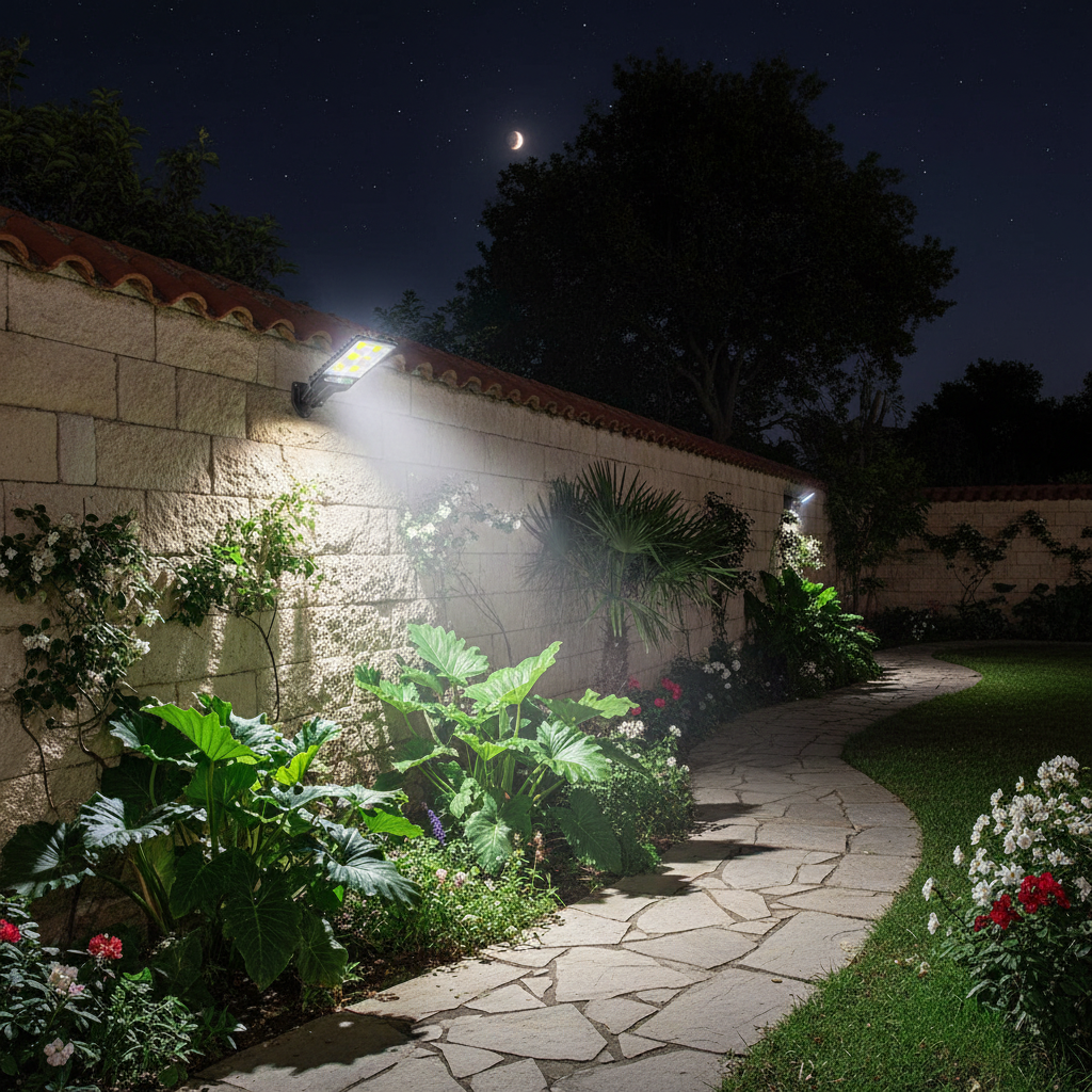 6 LED Solar Street Lamp – 3 Modes, Human Sensing, Super Bright Outdoor Light | Continum